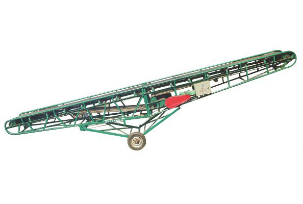 Mobile loose and bag dual-purpose belt conveyer